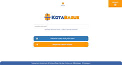 Desktop Screenshot of kotabagus.com