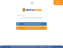 Tablet Screenshot of kotabagus.com